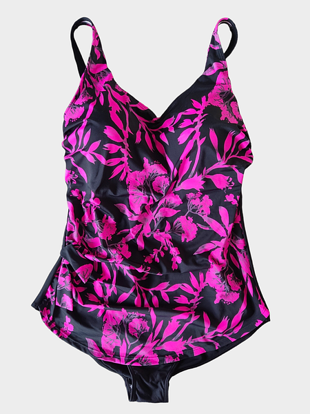 Купальник слитный  для полных Fuba 22112 фуксия(В НАЛИЧИИ ТОЛЬКО 54 56 58  УКР р-ры)