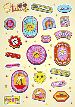 Стікер "Ретро літо"/Breidon/