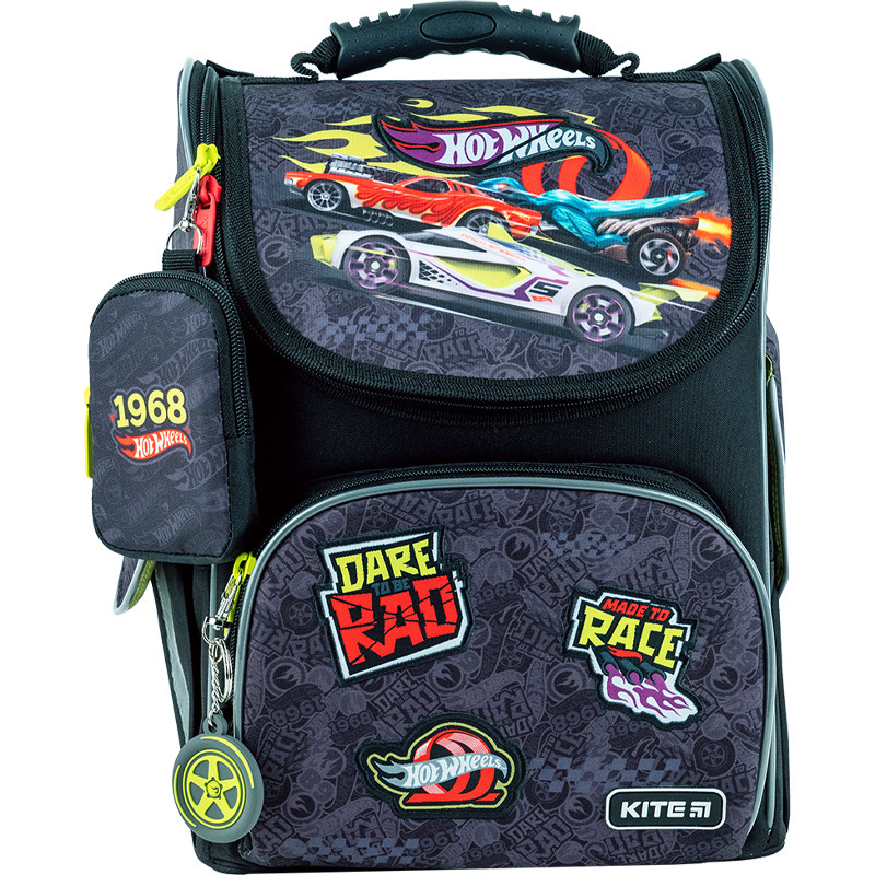 Рюкзак шкільний каркасний Kite HW24-501S Education 501 Hot Wheels (67123) (18)Kite