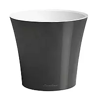 Горщик для квітів ARTE 5 л антрацит-білий