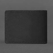 Шкіряна обкладинка для посвідчення Державної податкової служби (чорна), фото 3