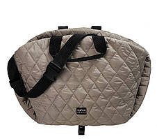 Сумка переноска - автогамак для собак до 10 кг Dogs Bomba 37x37x32 см беж