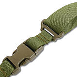 Ремінь 2-точковий Kiborg Gun Sling G-2 з пряжкою швидкого регулювання Triple-X Olive, фото 6