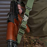 Ремінь 2-точковий Kiborg Gun Sling G-2 з пряжкою швидкого регулювання Triple-X Olive, фото 10