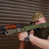 Ремінь 2-точковий Kiborg Gun Sling G-2 з пряжкою швидкого регулювання Triple-X Olive, фото 11