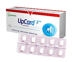 АпКард 3 мг, 10 табл., UpCard Vetquinol (Франція) при серцевій недостатності у собак