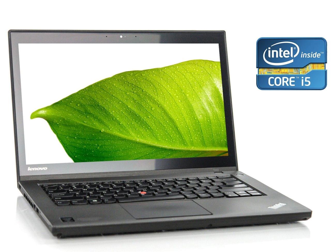 Ноутбук Lenovo ThinkPad T440 14" FHD Intel i5-4300U 1.9 - 2.9 GHz 8 RAM 128 SSD Б/В