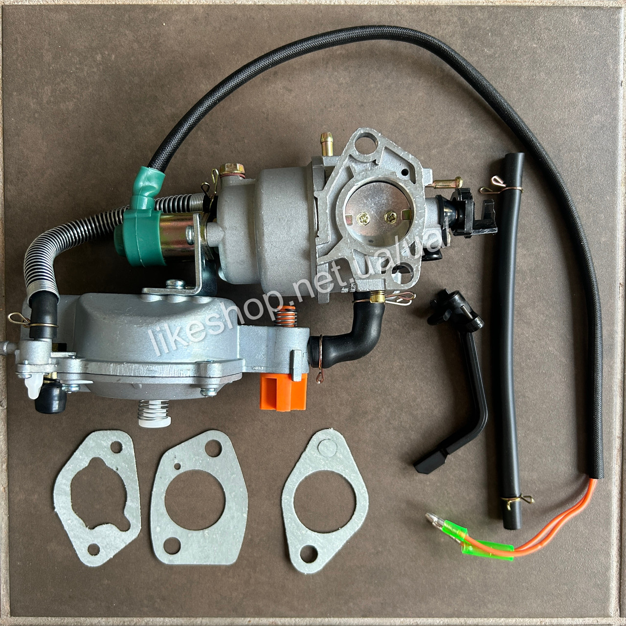 Газовый карбюратор для генератора 5-7 кВт 188F/190F, газ-бензин. Мощн ...