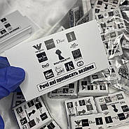 Візитка (100х100 мм) з логотипом для стоматології, фото 6