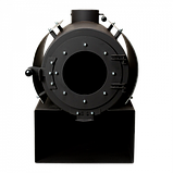 Піч дров'яна опалювальна DS Classic з кожухом мідний, фото 3