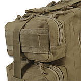 Тактичний рюкзак COMPACT ASSAULT PACK Coyote 24L, фото 6