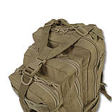 Тактичний рюкзак COMPACT ASSAULT PACK Coyote 24L, фото 8