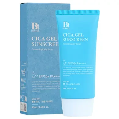 Зволожуюча сонцезахисна крем-сироватка з центеллою Benton CICA Gel Sunscreen Serum SPF50/PA++++ 50 мл