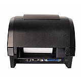 Принтер етикеток термотрансферний Xprinter XP-H500E USB 300dpi, фото 5