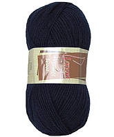 Lanoso PREMIER WOOL (Ланосо Прем'єр Вул) № 993 темно-синій (Пряжа вовняна з акрилом, нитки для в'язання)