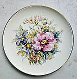 Колекційна, Порфорова тарілка Квіти, фото 2