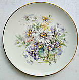 Колекційна, Порфорова тарілка Квіти, фото 6