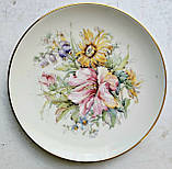 Колекційна, Порфорова тарілка Квіти, фото 7