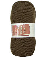 Lanoso PREMIER WOOL (Ланосо Прем'єр Вул) № 4982 хакі (Пряжа вовняна з акрилом, нитки для в'язання)