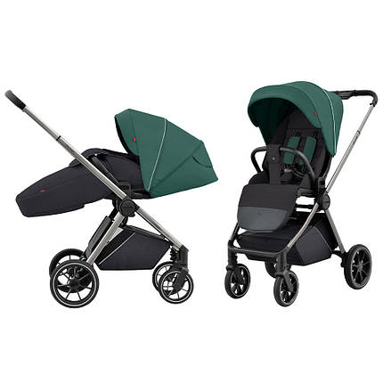 Коляска прогулянкова дитяча CARRELLO Ultra CRL-5525 Avocado Green BF Зелена, фото 2