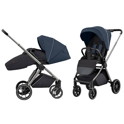 Коляска прогулянкова дитяча CARRELLO Ultra CRL-5525 Horizon Blue BF Синя, фото 2