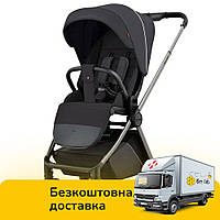 Коляска прогулянкова дитяча CARRELLO Ultra CRL-5525 Matte Grey BF Темно-сіра