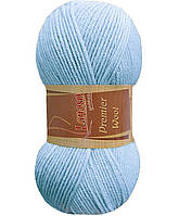 Lanoso PREMIER WOOL (Ланосо Прем'єр Вул) № 961 блакитний (Пряжа вовняна з акрилом, нитки для в'язання)