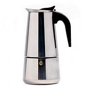 Кававарка гейзерна A-Plus 2089 побутова на 9 чашок 450 мл турка нержавіюча сталь