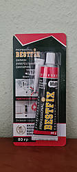 Силікон санитарний білий BESTFIX блістер (80гр)