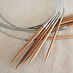 Спиці для в'язання набір кругових спиць 12 пар від 3 мм - 10 мм із бамбука, фото 7