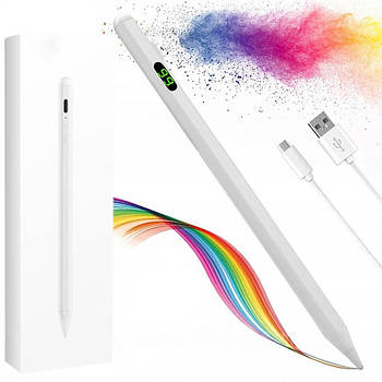 Універсальний стилус для телефону та планшета, Білий / Активний стилус-ручка для малювання