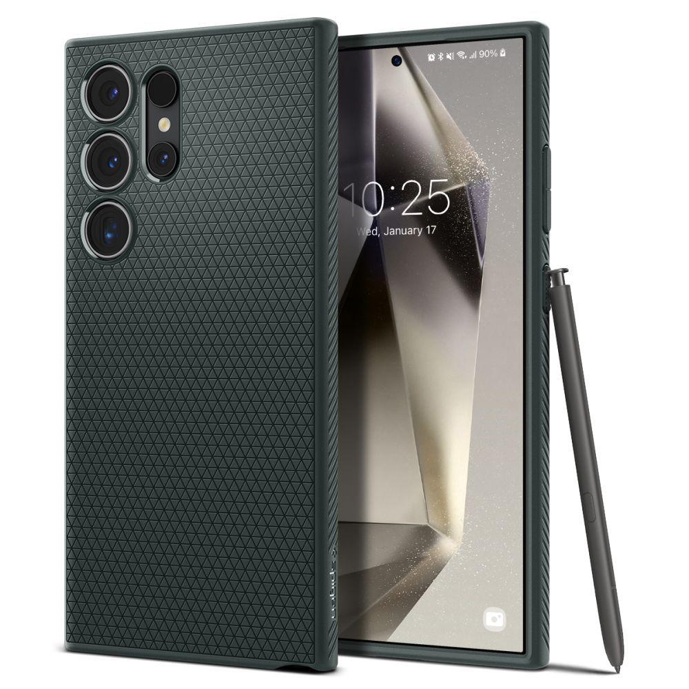 Чохол Spigen Liquid Air до Samsung Galaxy S24 Ultra Abyss Green (ACS07288)