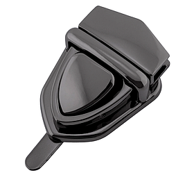 Замок сумочний СК-65546 розмір 38*29мм колір Темний-нікель