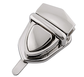 Замок сумочний СК-65546 розмір 38*29мм колір Нікель