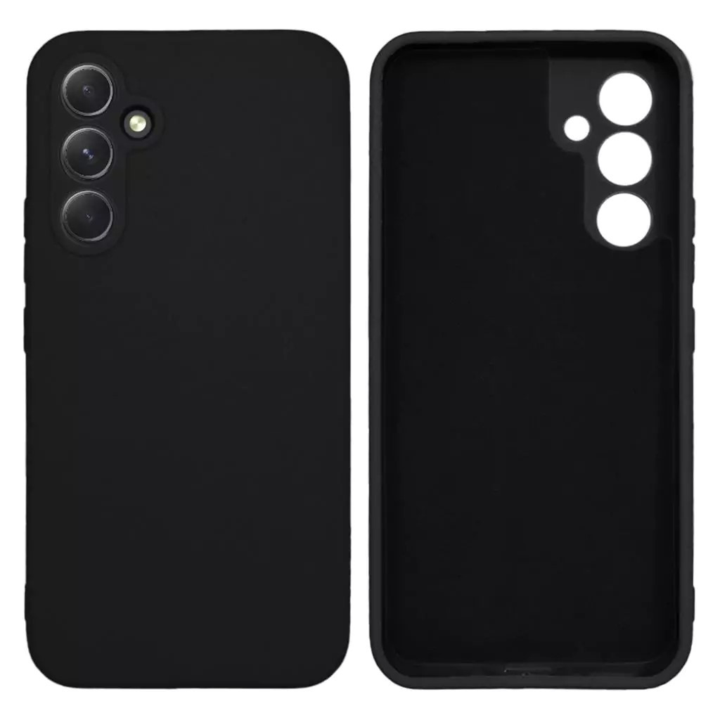 Чохол Silicone case Camera Protective для Samsung A54 (03) чорний Black