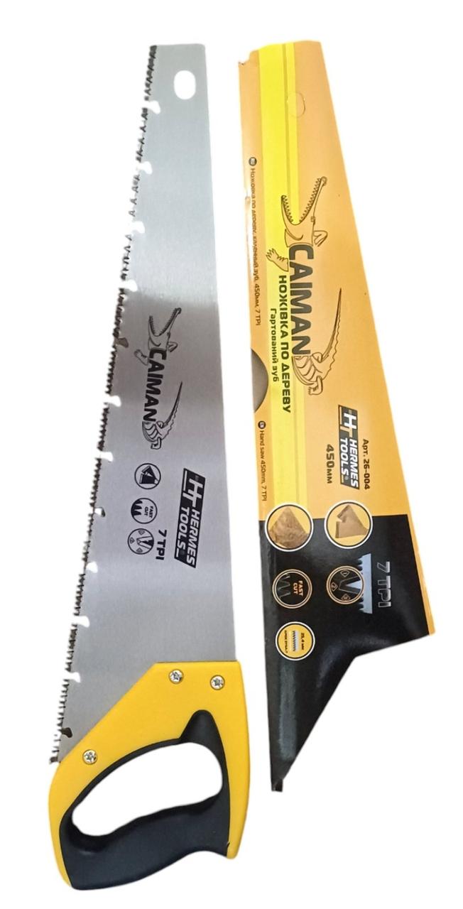 Ножівка для дерева CaiMan гартовий зуб 400 мм