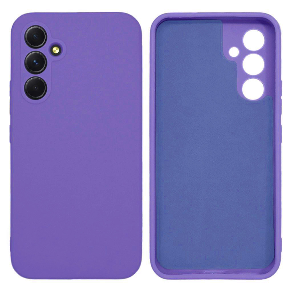 Чохол Silicone case Camera Protective для Samsung A54 (07) фіолетовий Ultraviolet