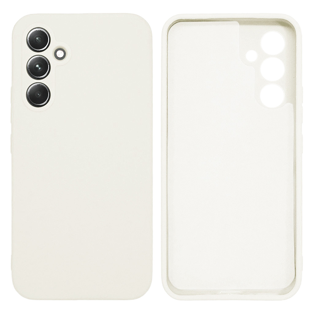 Чохол Silicone case Camera Protective для Samsung A54 (09) білий White