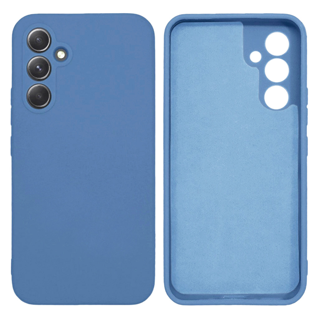 Чохол Silicone case Camera Protective для Samsung A54 (10) Синій Azure