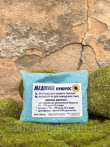 МІДНИЙ купорос 100гр, фото 1
