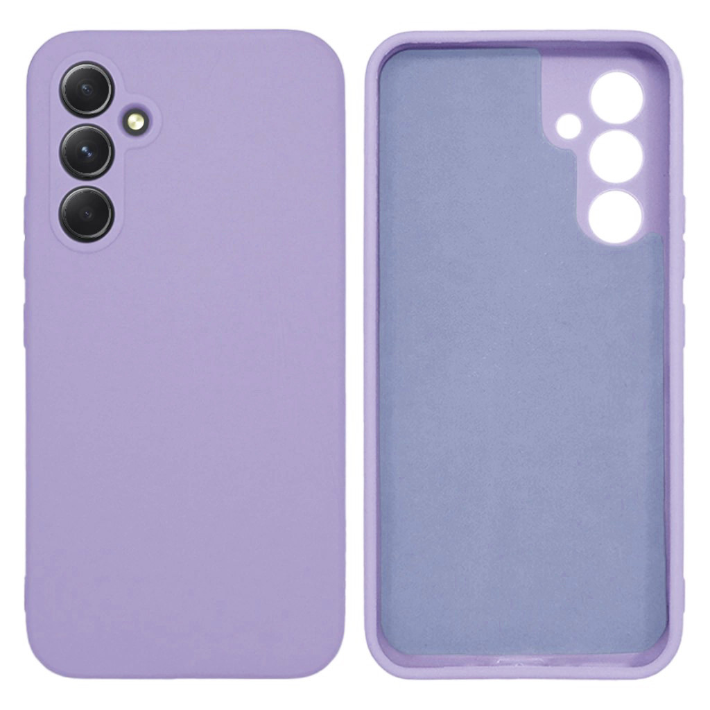 Чохол Silicone case Camera Protective для Samsung A54 (13) ліловий Lilac