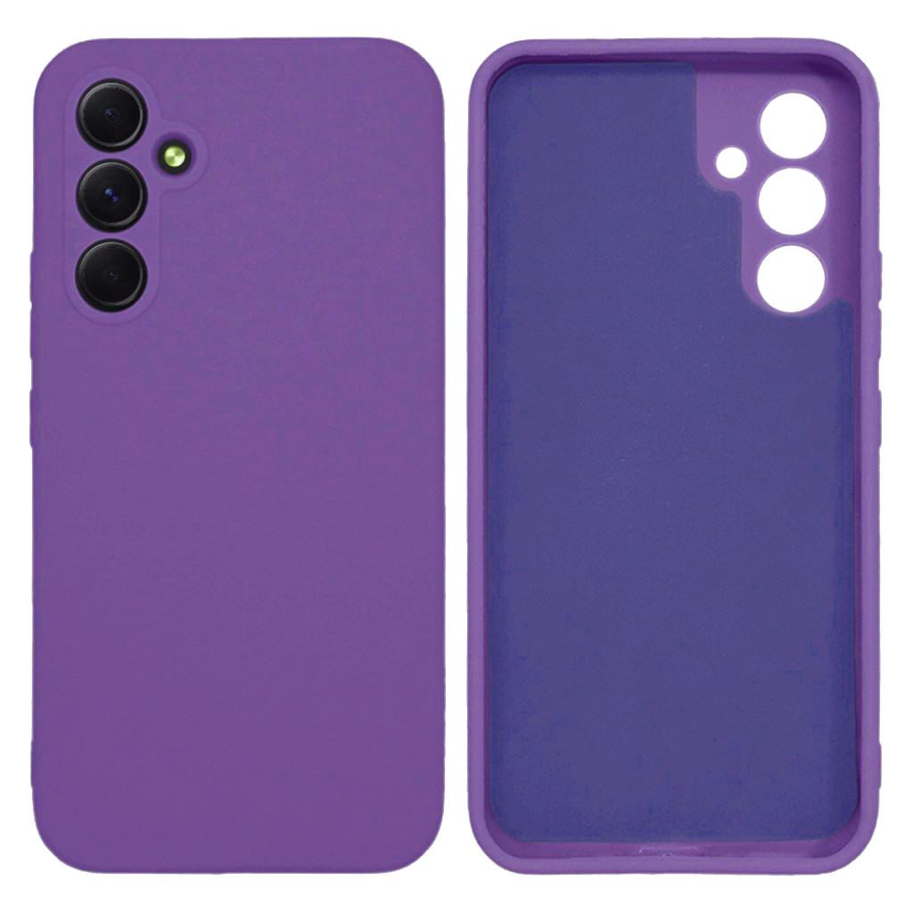 Чохол Silicone case Camera Protective для Samsung A54 (14) фіолетовий Purple