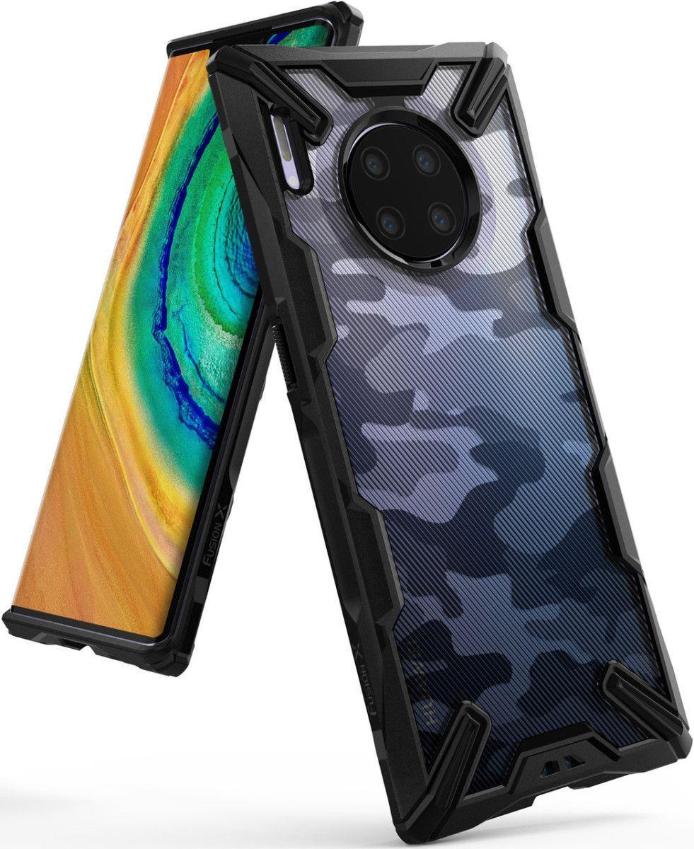 Чохол Ringke Fusion X Design для Huawei Mate 30 Pro Camo Black (XDHW0004)