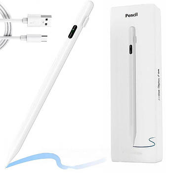 Активний стилус для планшета та телефону з USB / Стилус-ручка для смартфона з магнітним кріпленням