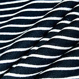 Трикотаж ангорка королівська біло-чорна смужка 4мм*17мм, фото 8