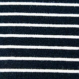 Трикотаж ангорка королівська біло-чорна смужка 4мм*17мм, фото 5