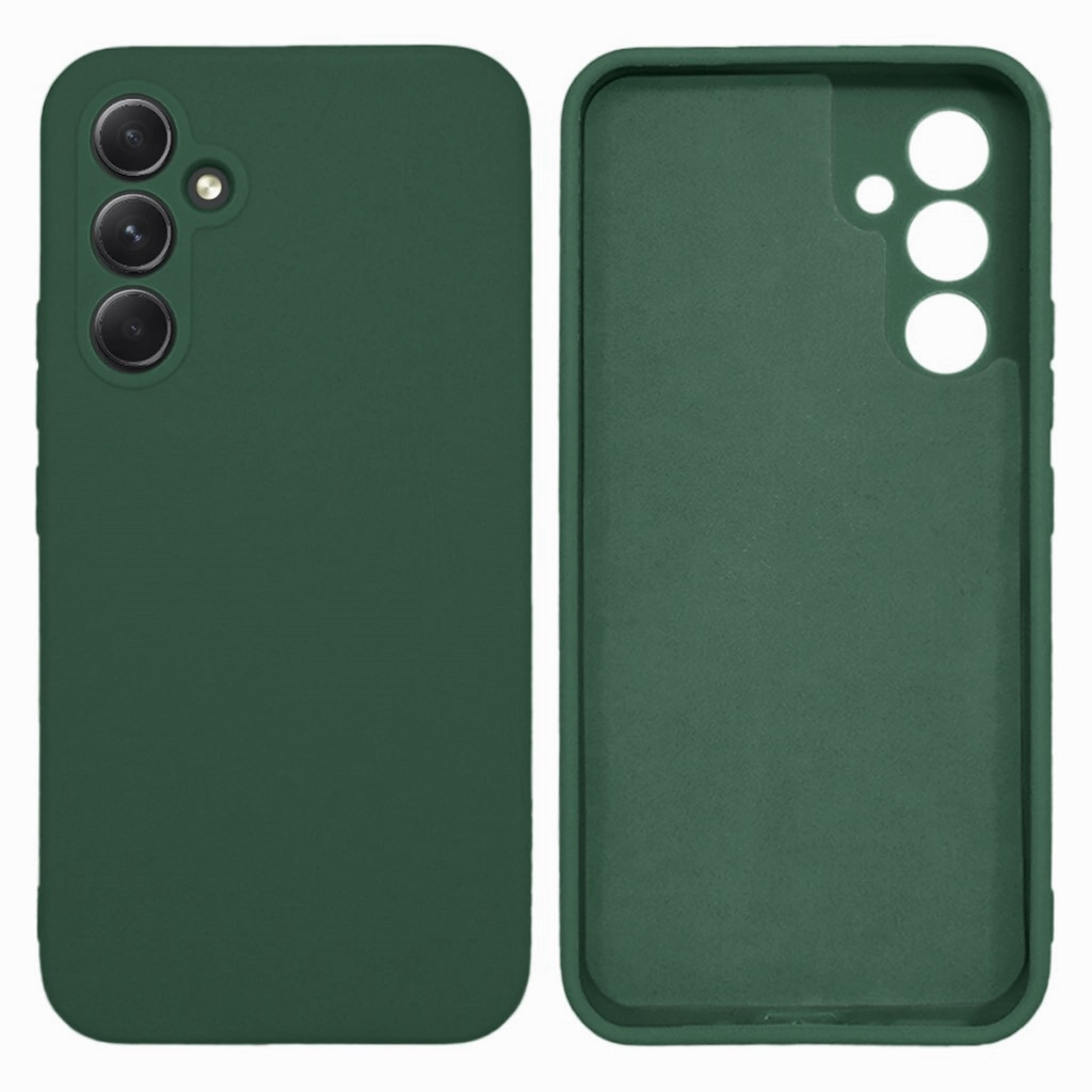 Чохол Silicone case Camera Protective для Samsung A54 (22) темно-зелений Forest Green
