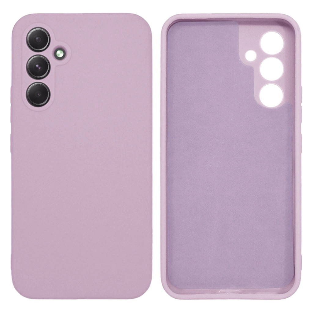Чохол Silicone case Camera Protective для Samsung A54 (24) чорничний Blueberry
