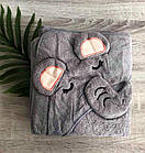 Полотенце куточок для купання новонароджених Мілашка Мікрофібра преміум, фото 6