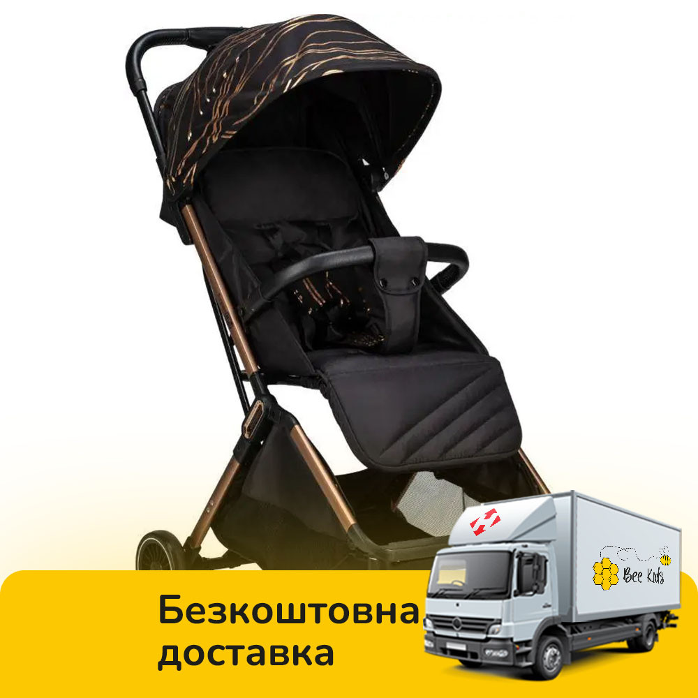 Візок для дитини прогулянковий FreeON Unique Gold Rose, фото 1